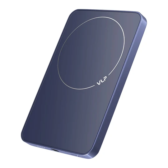 Аккумулятор внешний VLP Diamond Energy MagSafe, Qi2, SSB 5000 mAh, 3A, USB-C Темно-синий