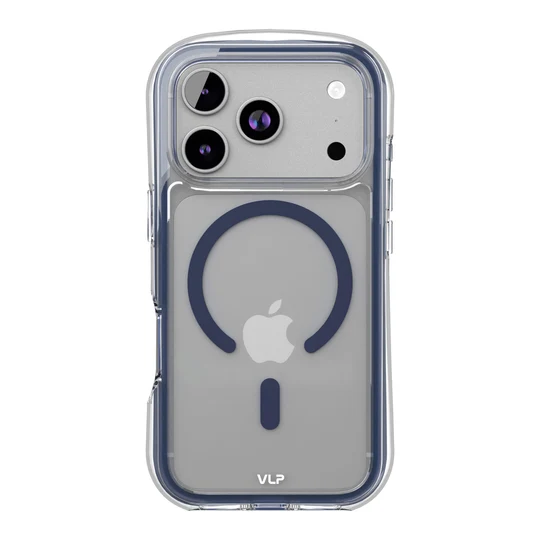 Чехол VLP Bubble Case с MagSafe для iPhone 17 Pro Темно-синий