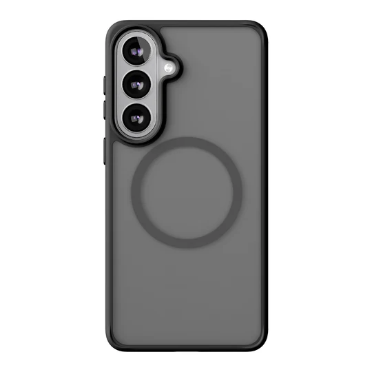 Чехол VLP LITE Bloom Case с MagSafe для Samsung Galaxy S26 Чёрный