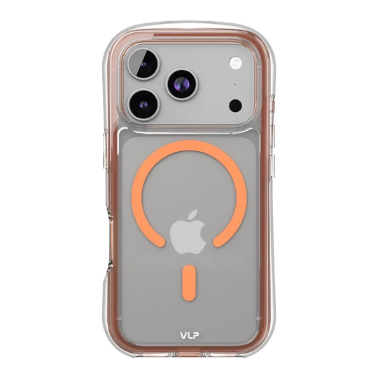 Чехол VLP Bubble Case с MagSafe для iPhone 17 Pro Оранжевый