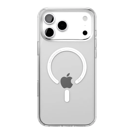 Чехол VLP Diamond Case с MagSafe для iPhone 17 Pro Max Прозрачный