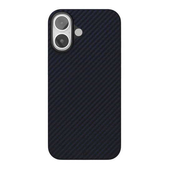 Чехол VLP Kevlar Case с MagSafe для iPhone 16 Темно-синий