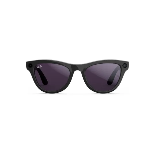 Умные очки Ray-Ban Skyler (Gen 2) Чёрный глянцевый, фотохромные Transitions аметистовые