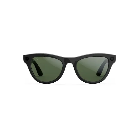 Умные очки Ray-Ban Skyler (Gen 2) Чёрный глянцевый, фотохромные Transitions графитово-зелёные